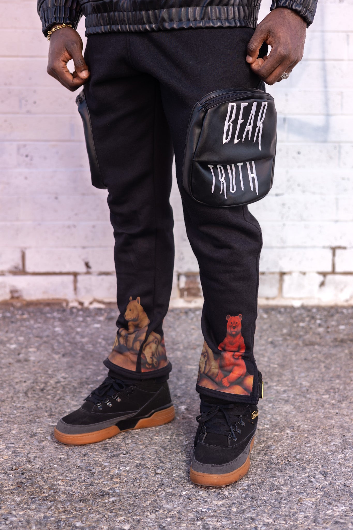 BT Joggers Cargo Leather Pockets